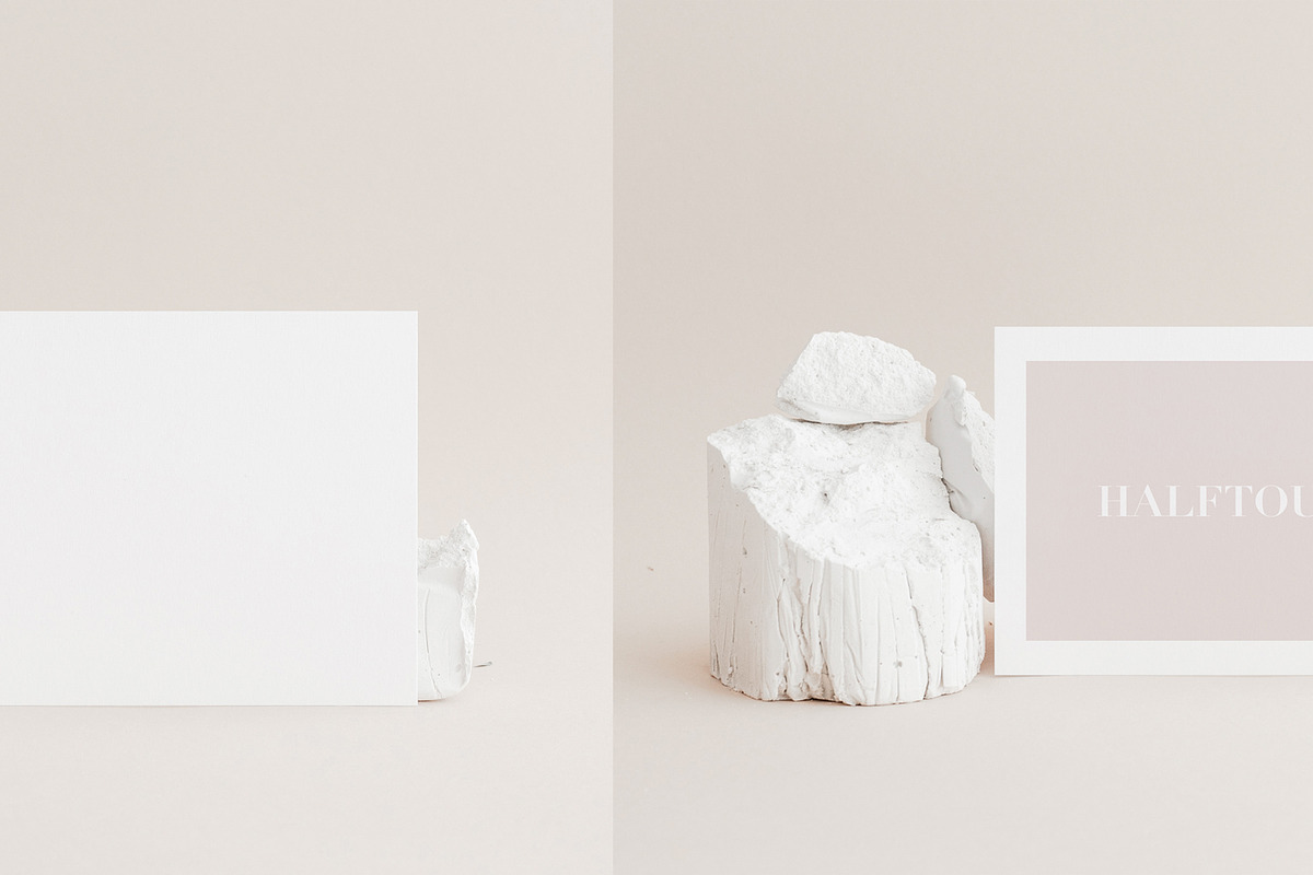 Horizontal 5x7 Greeting Card Mockup, a Mockup by HALFTOUNE (Photo 2 of 4)