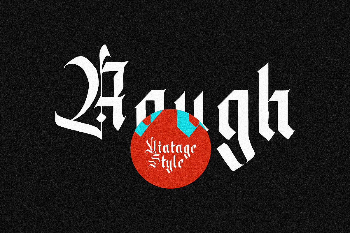 VT Datons - Blackletter, a Blackletter Font by ViactionType (Photo 3 of 12)