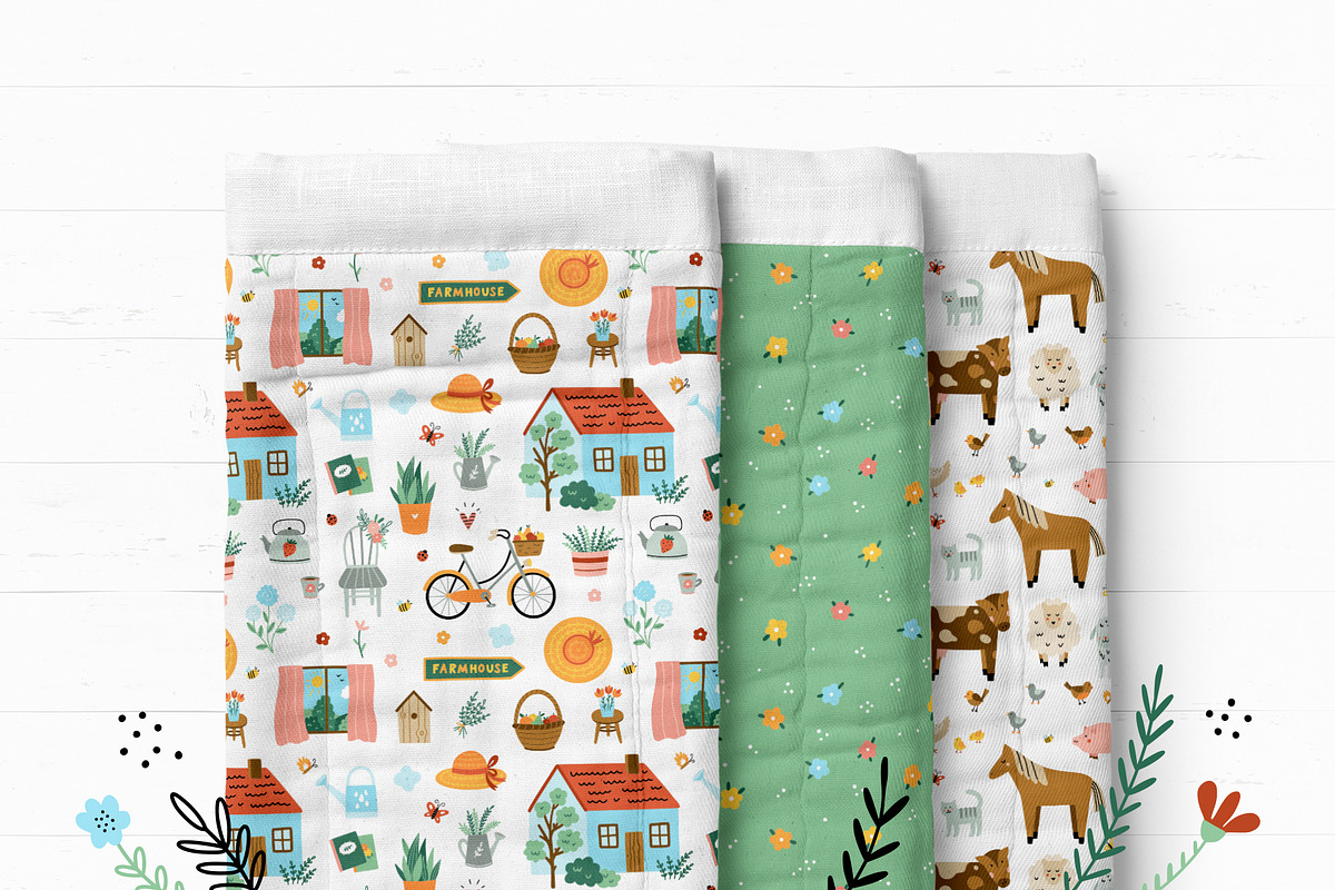 Farmhouse Illustrations & Patterns, an Animal Illustration by Redchocolate (Photo 4 of 8)