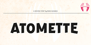 Atomette, a Sans Serif Font by Device (Thumbnail 2 of 8)