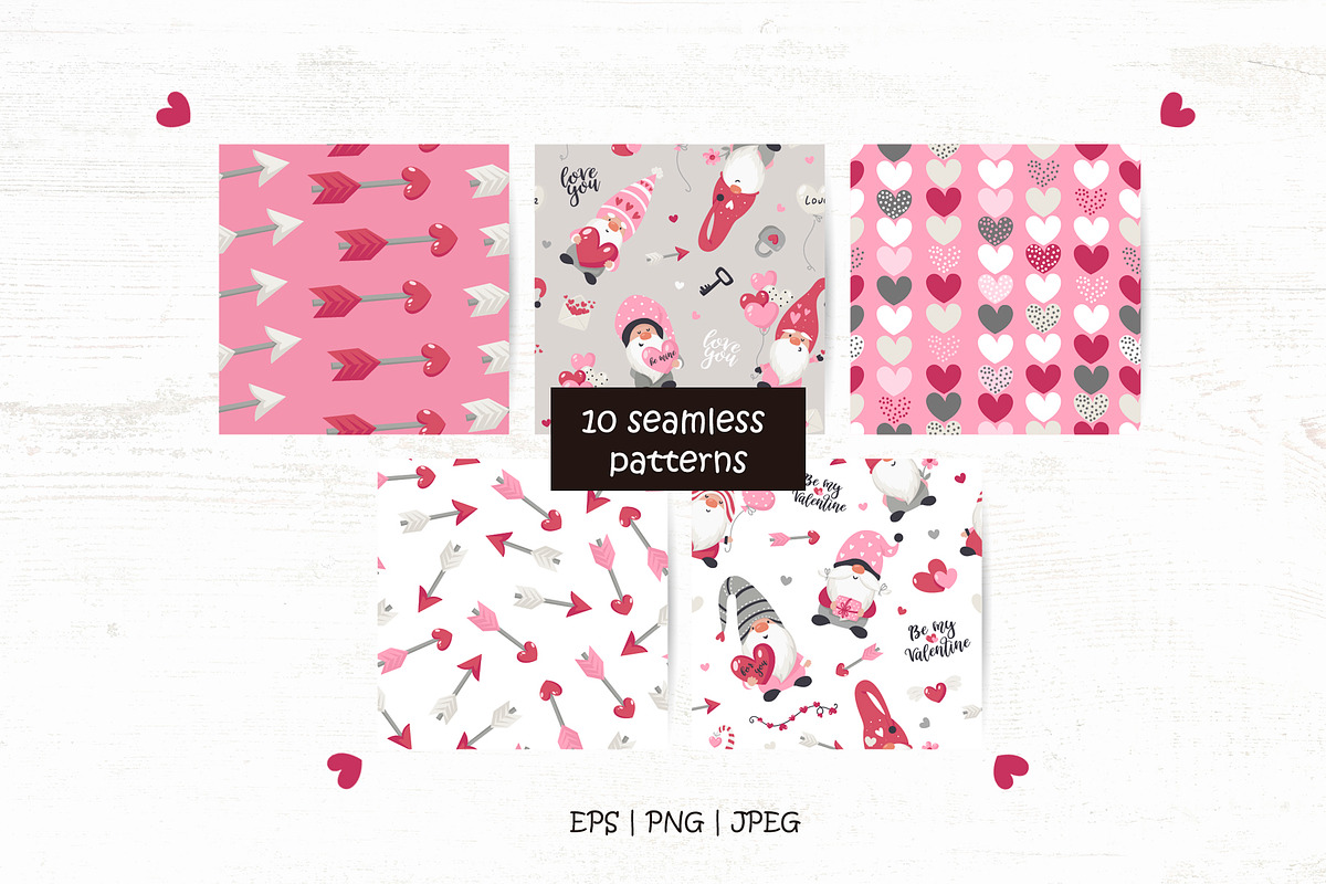 Valentine's Gnome Collection, a Graphic by Nafanya (Photo 6 of 10)