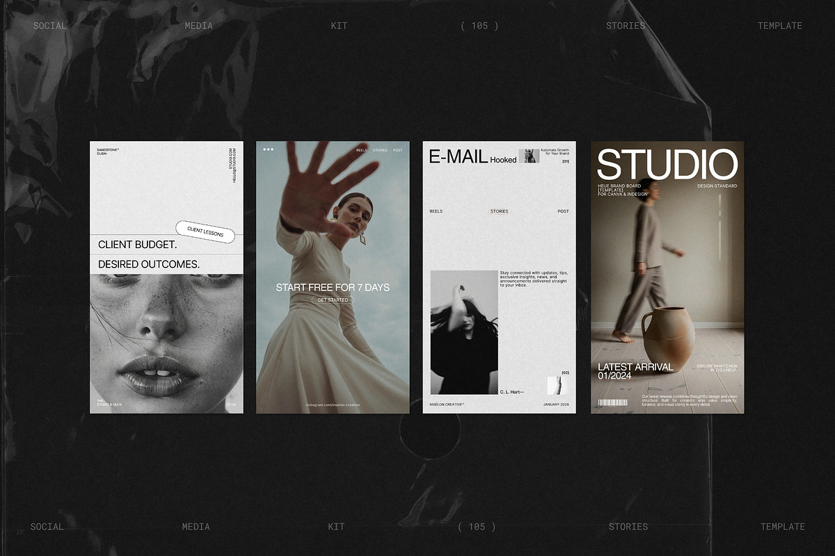 ELVO | Social Media Kit Story Bundle, a Social Media Template by Prapti Design (Photo 6 of 10)