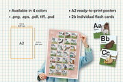 Printable Animal Alphabet For Kids, an Education Illustration by Curiouss (Thumbnail 6 of 10)