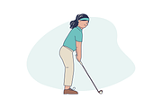 Golf Tournament Illustration, an Object Graphic by Jump Studio (Thumbnail 9 of 12)