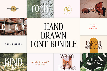 HAND DRAWN FONT BUNDLE