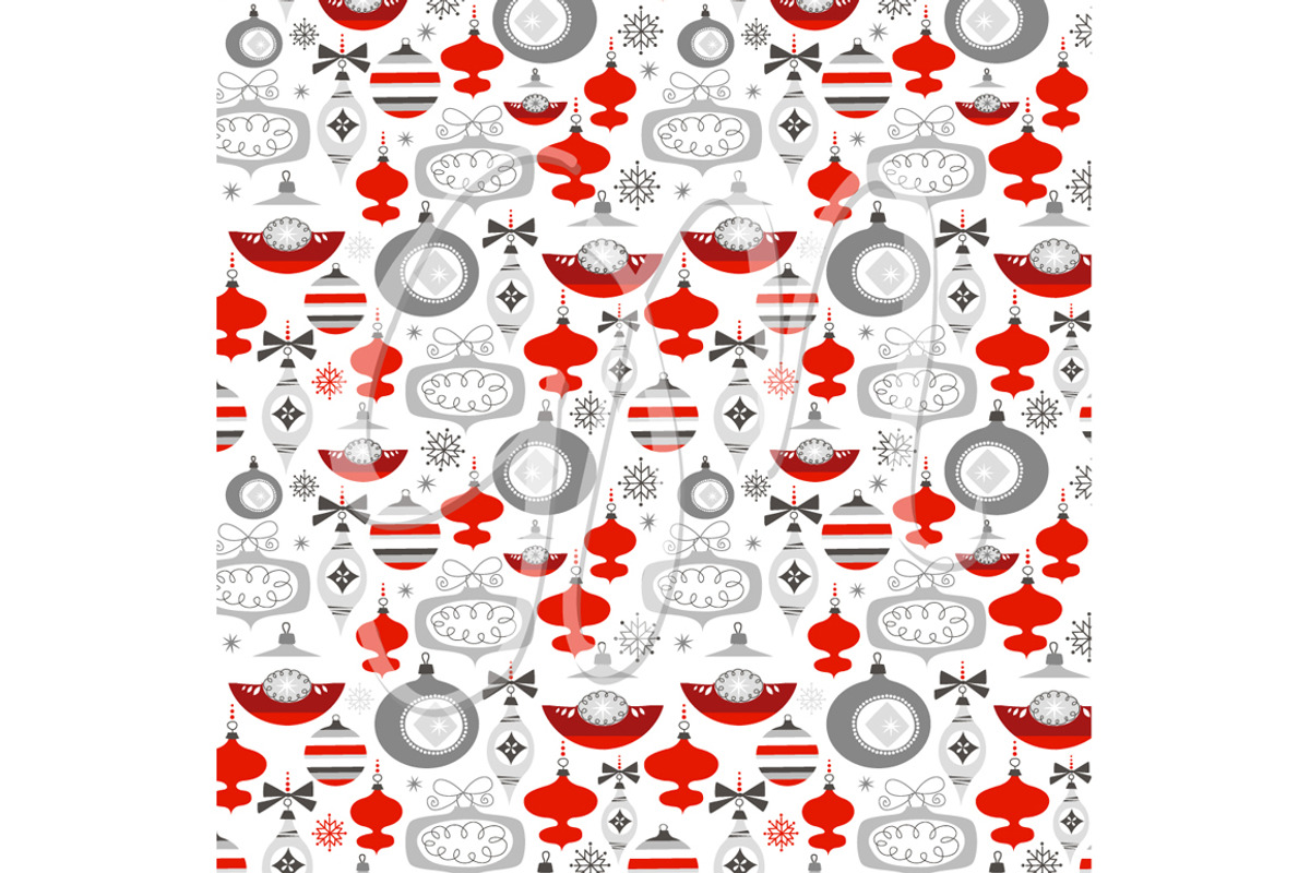 Christmas Clip Art, ornaments, balls, a Decorative Illustration by GraphicMarket (Photo 5 of 5)