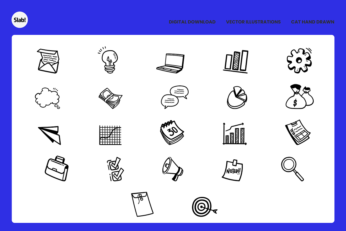 Marketing Hand Drawn Icon, an Object Graphic by SLAB! Design (Photo 2 of 4)
