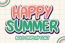 Happy Summer font