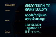 Vetrix - Modern Techno Font, a Sans Serif Font by Brand Earth (Thumbnail 2 of 7)