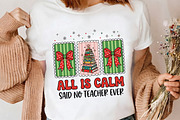 All Is Calm Said No Teacher Ever, a Seasonal Illustration by CrexoraLab (Thumbnail 4 of 4)