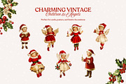 Vintage Christmas Collage Elements, an Object Graphic by Design Alchemy Studio (Thumbnail 3 of 10)