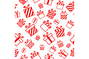 Christmas Seamless Pattern EPS JPG, a Decorative Illustration by Juksy (Thumbnail 1 of 4)