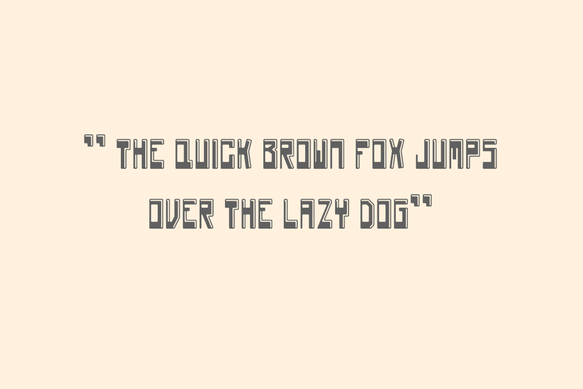 Retro Bergmask, a Sans Serif Font by 3ab2ou (Photo 2 of 3)