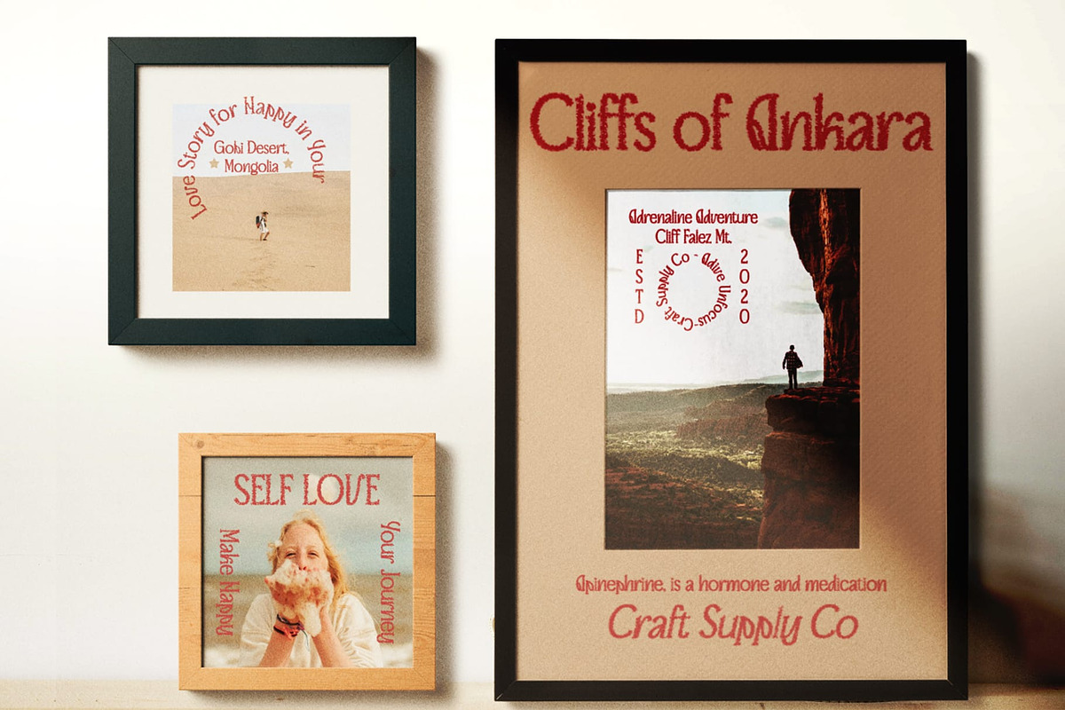 Advine Unfocus, a Serif Font by Craft Supply Co. (Photo 4 of 8)
