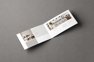 Landscape Bifold Brochure Mockups