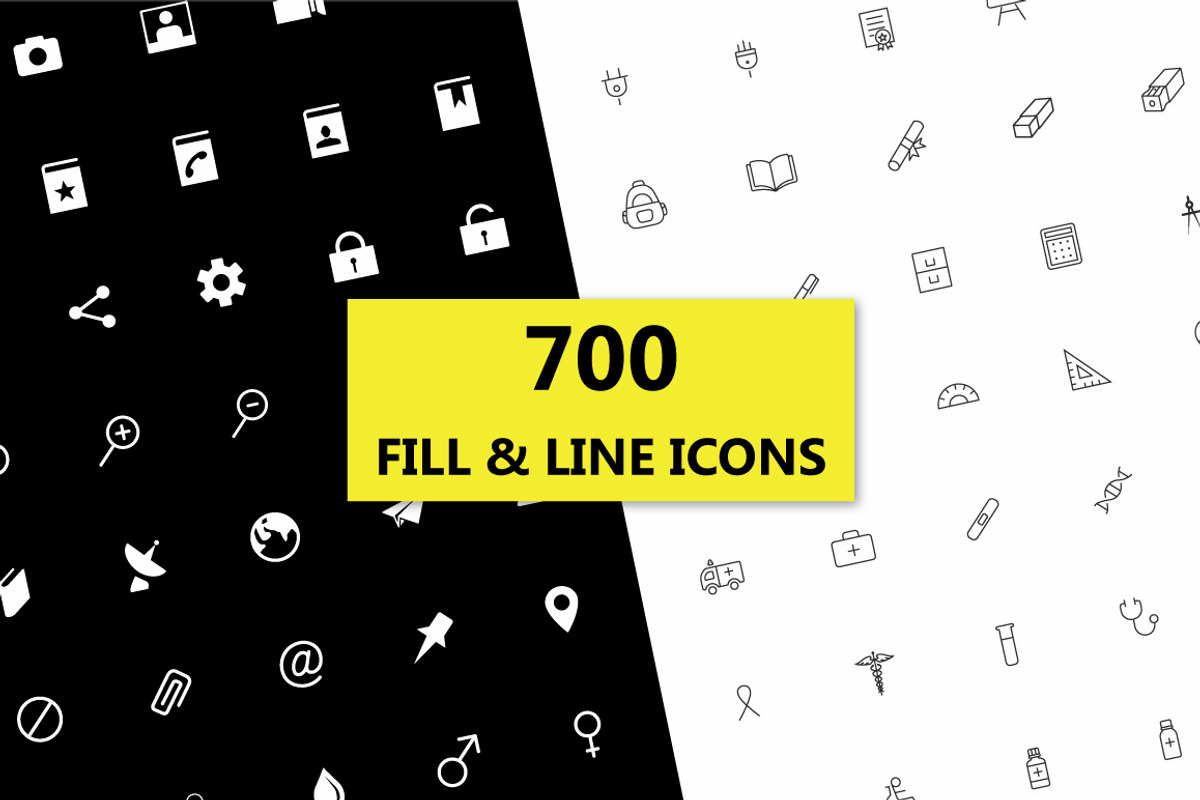 Icons - 700 Various Icons, an Icon by DeepDesign (Photo 1 of 3)