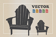 Adirondack Beach Chair, an Object Graphic by cvcreative (Thumbnail 1 of 2)