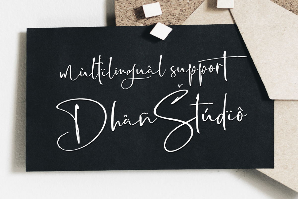 Boisterous Signature, a Script Font by Dhan Studio (Photo 23 of 24)