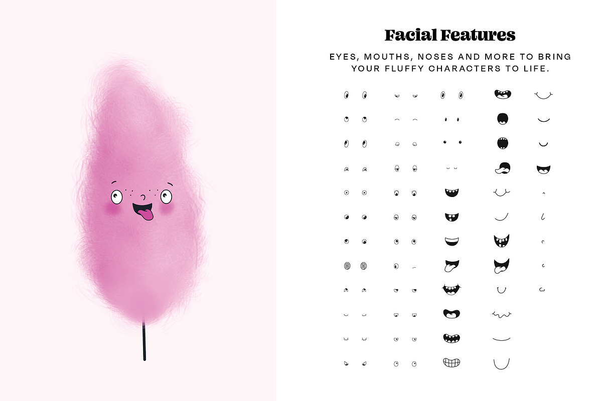 Fluffy Character Procreate Toolkit, a Brush Add-On by Pencil Twist (Photo 3 of 10)