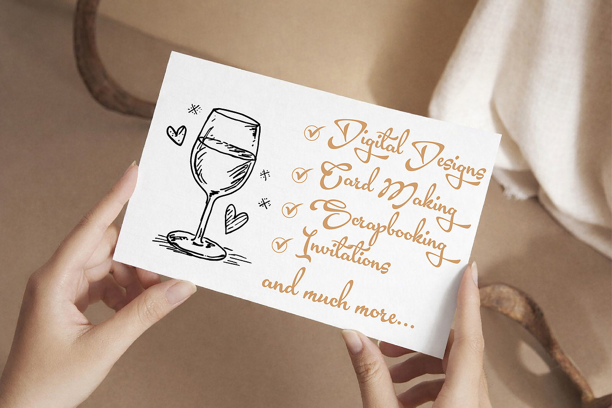 Cocktail and Drink Wine Glass PNG, an Illustration by Libby Wishes (Photo 5 of 7)