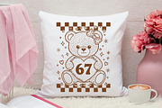 67 Valentines Teddy SVG, Valentine, an Illustration by Canvas Craft (Thumbnail 7 of 7)