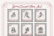 Ski Girls Clipart, Winter Doodles, a Person Illustration by The October Creative (Thumbnail 6 of 6)