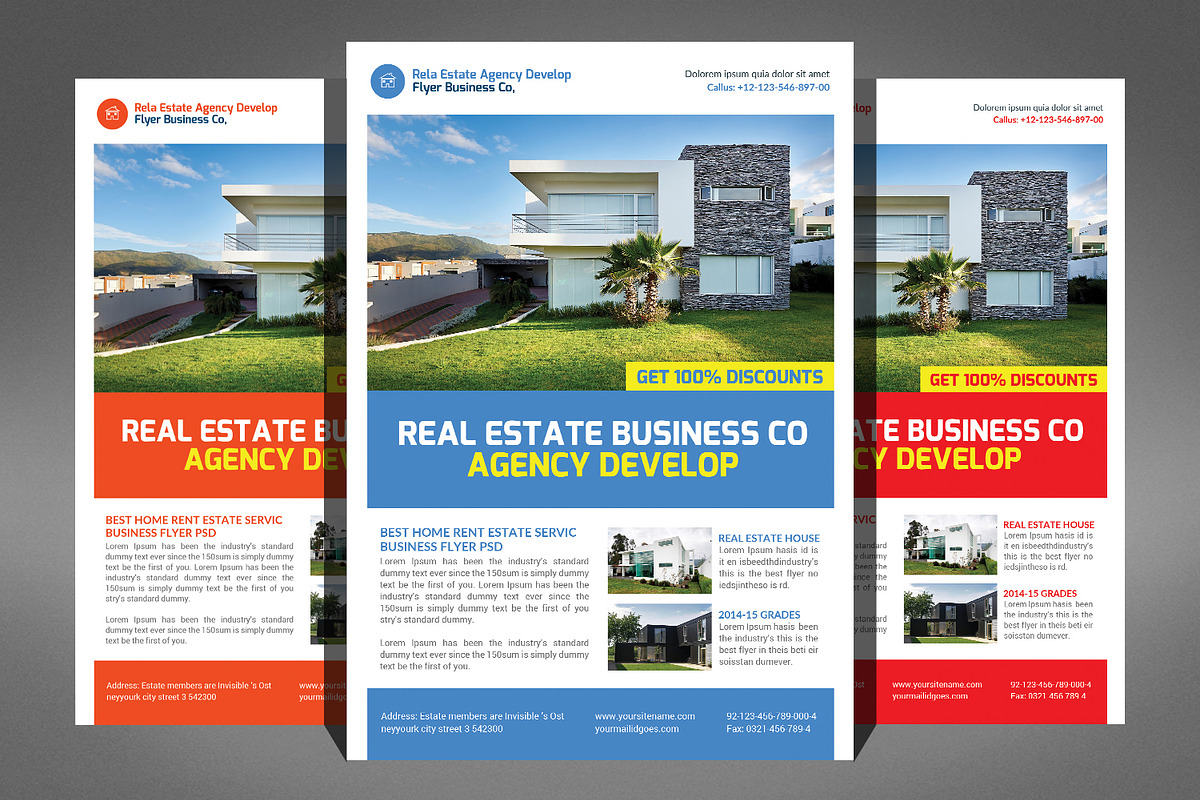 Global Business Flyers Bundle, a Flyer Template by Graphic Templates (Photo 2 of 6)