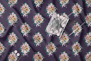 Floral Medallion Seamless Pattern, a Pattern Graphic by StudioGlouna (Thumbnail 8 of 11)