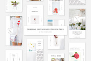 Minimal Instagram Stories Pack, a Social Media Template by Swiss_cube (Thumbnail 1 of 5)