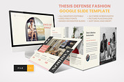 Thesis Defense Fashion Google Slide, a Presentation Template by Art StoreID (Thumbnail 1 of 5)