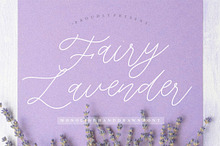 Fairy Lavender - Monoline Font