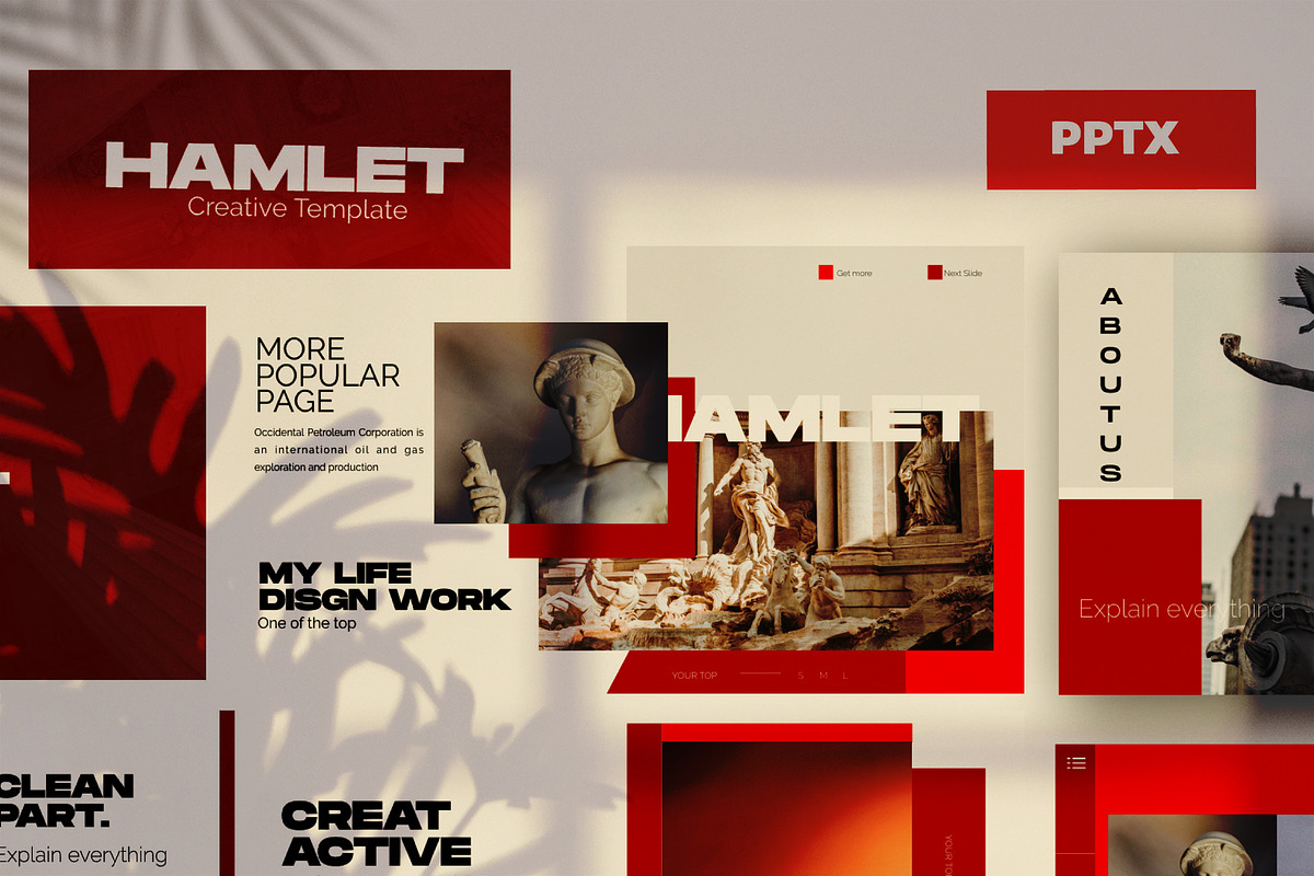 HAMLET - Urban Style Powerpoint, a Presentation Template by Dirtytemp Studio (Photo 1 of 9)