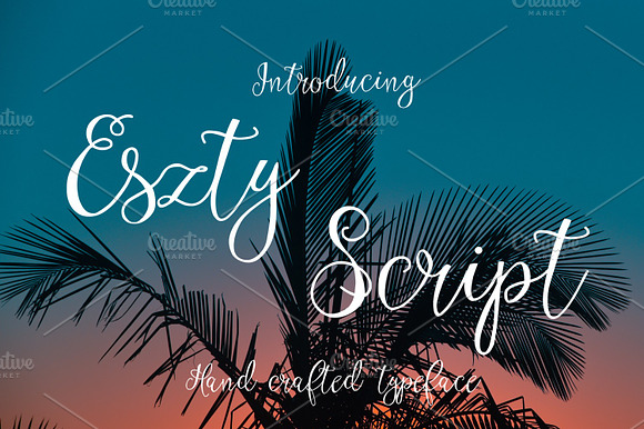 Eszty Script Font preview 8