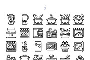 30 Cooking Icon set, an Outline Icon by Just Icon (Thumbnail 3 of 3)