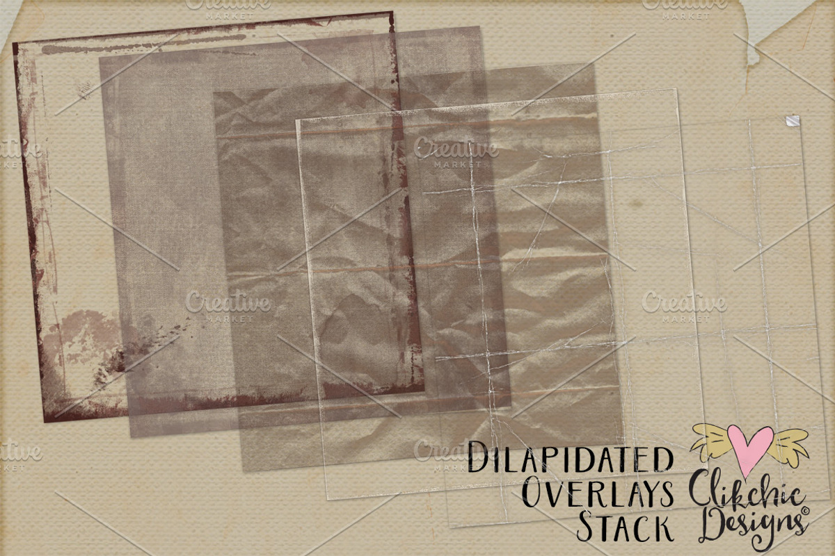 Dilapidated Textures Overlay Stack preview 2