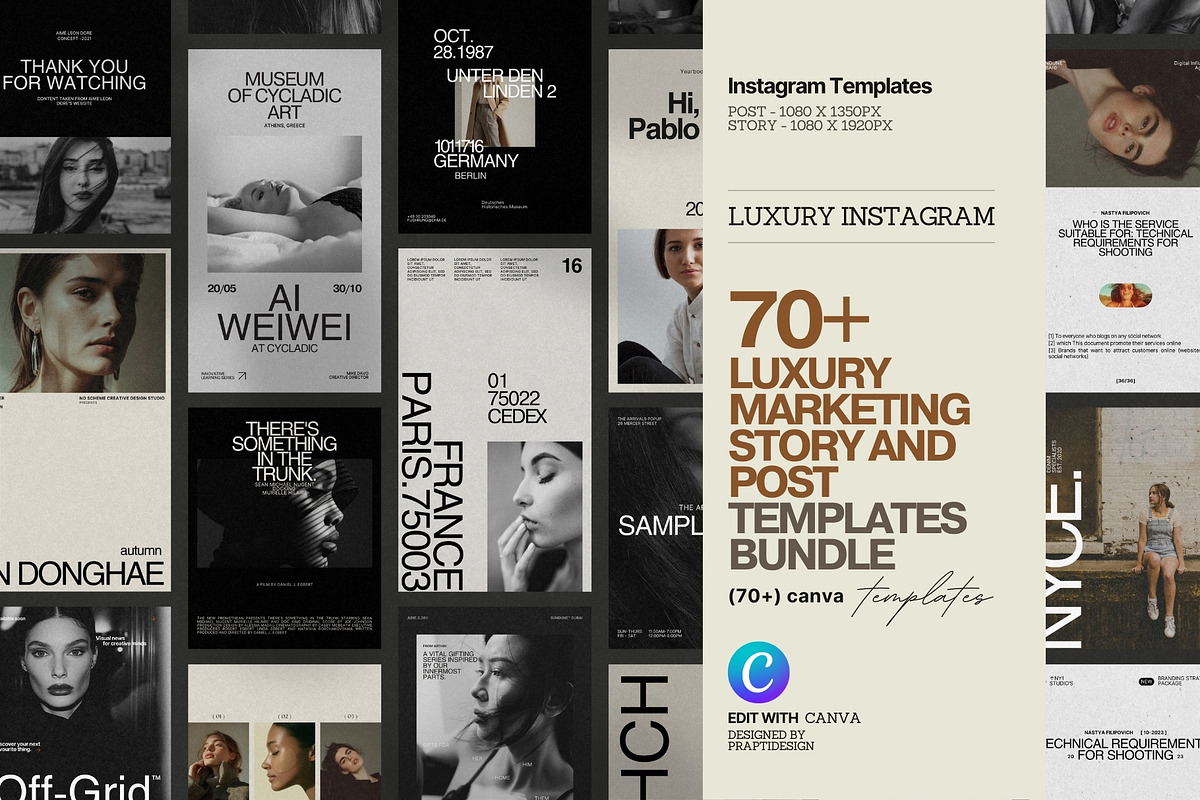Aesthetic Instagram Story & Post, a Social Media Template by Prapti Design (Photo 1 of 9)