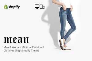 Mean Clothing Shop Shopify Theme, a Shopify Template by ThemeTidy Shopify Agency