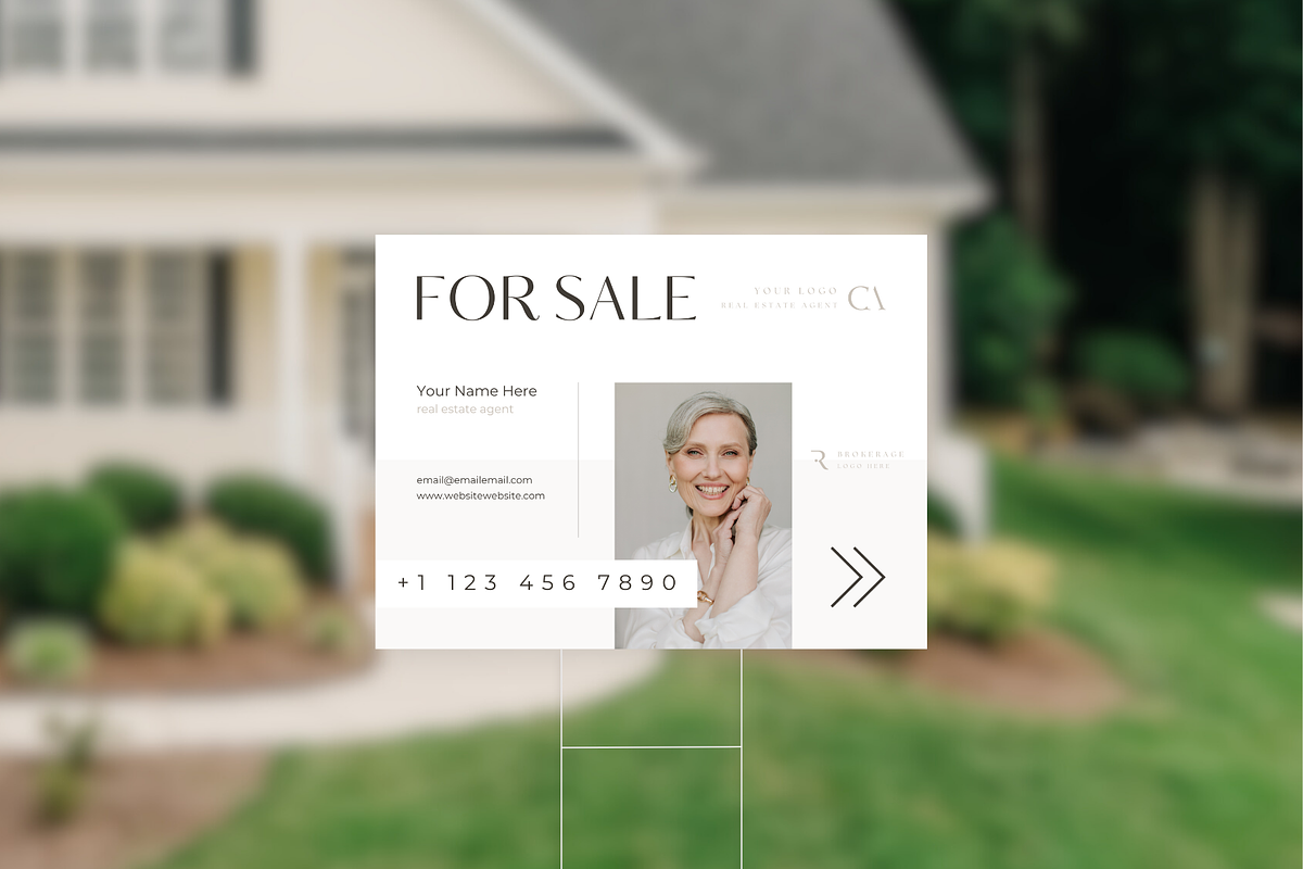 Real Estate Street Signs BUNDLE, a Marketing Template by EstateElements (Photo 6 of 8)