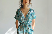 Maxi Dress Mockup, an Apparel Mockup by Nora Gad (Thumbnail 8 of 14)