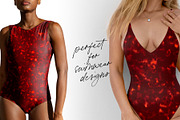 Red Tortoiseshell Seamless Pattern, a Pattern Graphic by Leysa Flores (Thumbnail 10 of 10)
