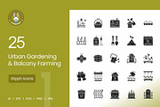 Urban Gardening & Balcony Farming, a Solid Icon by IconBunny (Thumbnail 1 of 2)