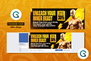 Gym Fitness Social Media Template, a Social Media Template by Geelator Studio (Thumbnail 4 of 6)