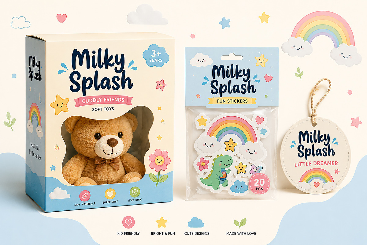 Milky Splash – A Handwritten Font, a Handwritten Font by Wow Magic (Photo 4 of 4)