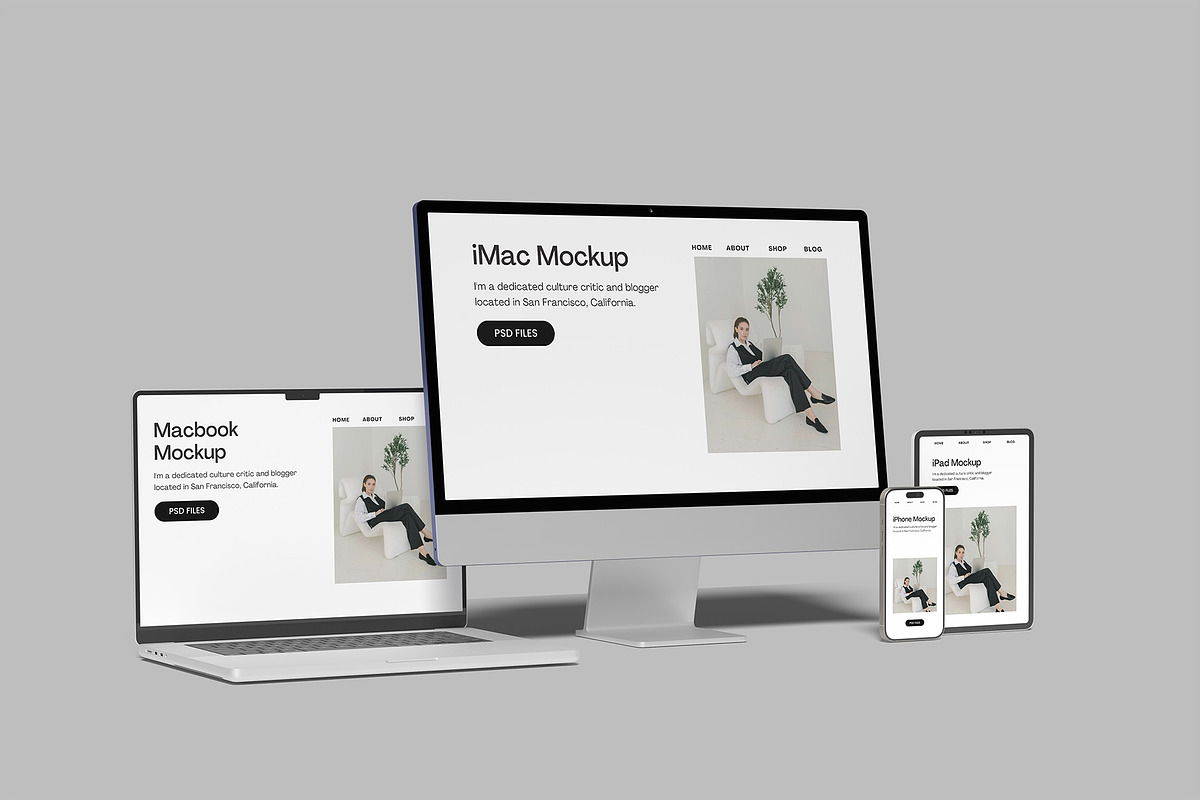 Multi Devices Mockup, a Device Mockup by Bangdastudio (Photo 6 of 6)