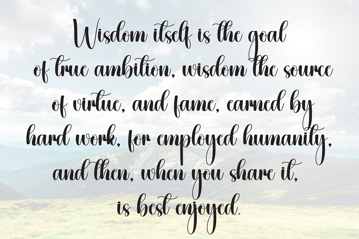 Glittering | Script Font, a Handwritten Font by Scratchones (Photo 6 of 8)