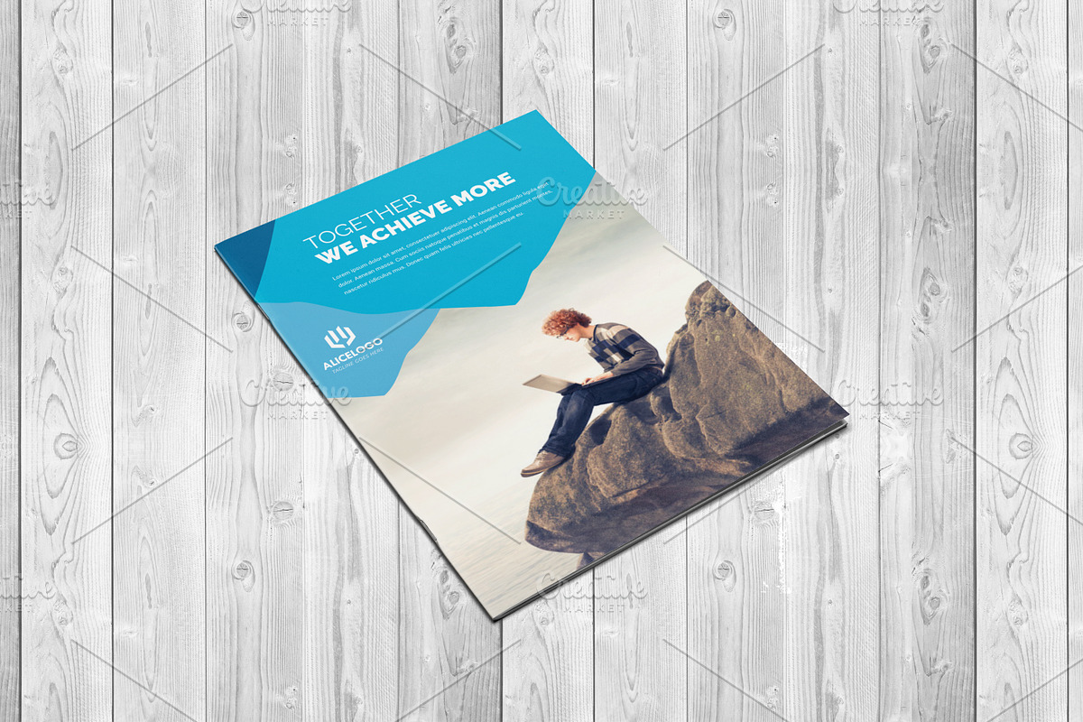 Corporate Bifold Brochure Template, a Brochure Template by Alice_s (Photo 1 of 12)
