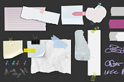 Realistic paper notes and memo, an Object Illustration by art PVP - market (Thumbnail 3 of 3)