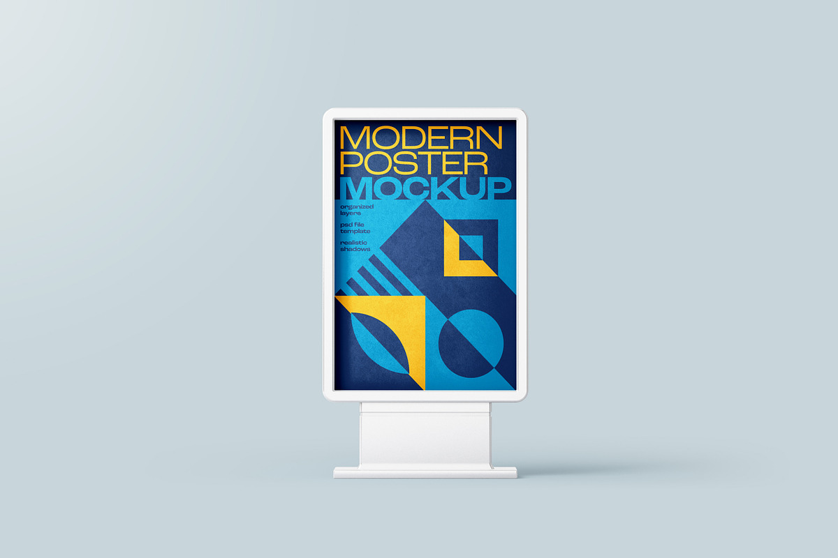 Modern Poster Mockup Set, a Print Template by Deeplab (Photo 6 of 25)