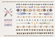 Watercolor boho skulls, a Decorative Illustration by Peace ART (Thumbnail 6 of 7)