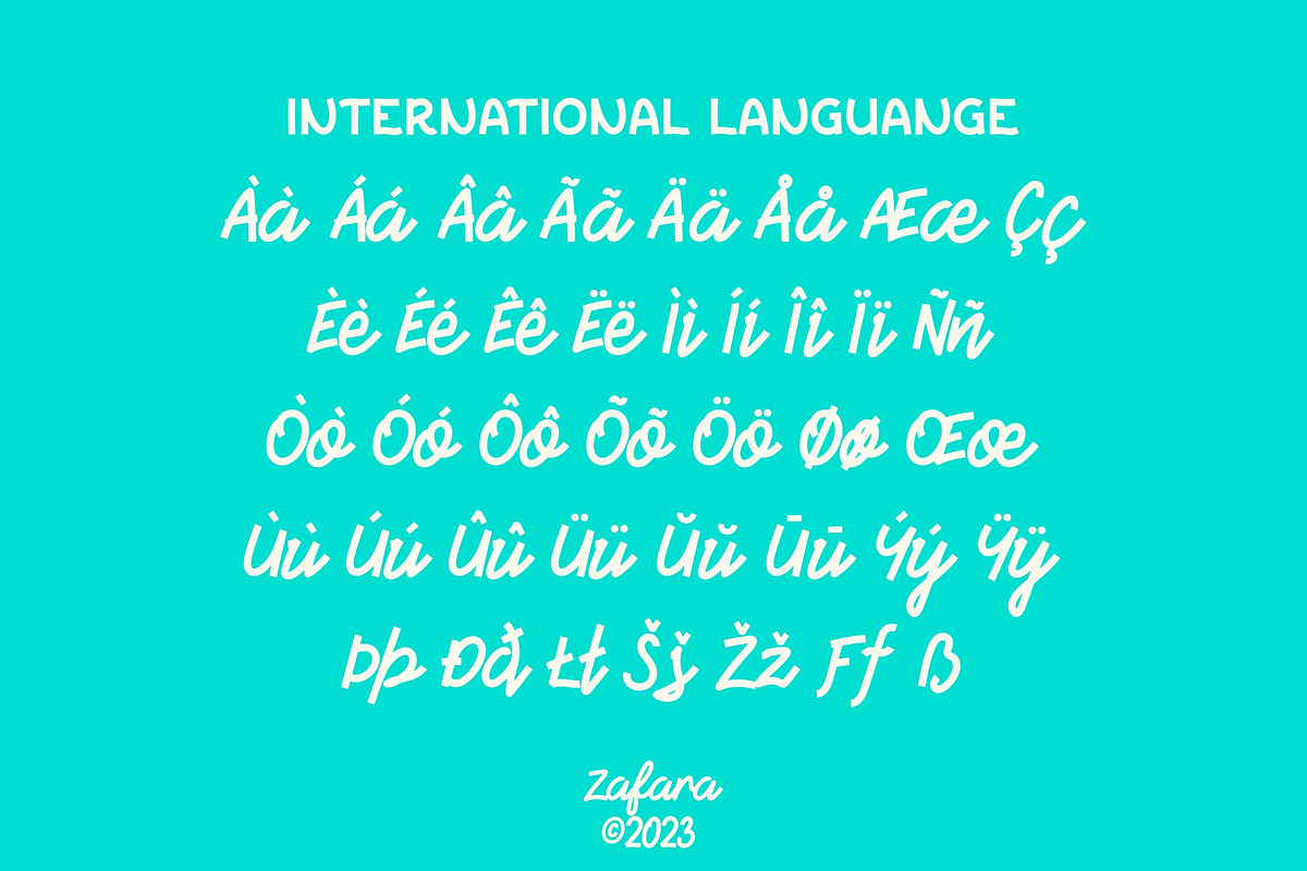 Birdmello - Bold Script Typeface, a Script Font by Zafara Studios (Photo 5 of 7)